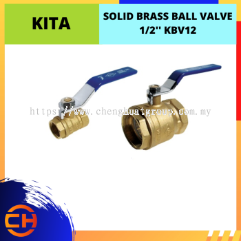 KITA SOLID BRASS BALL VALVE 1/2'' [KBV12]