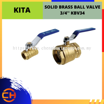 KITA SOLID BRASS BALL VALVE 3/4'' [KBV34]