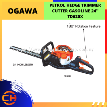 OGAWA PETROL HEDGE TRIMMER CUTTER GASOLINE 6500RPM 24'' [ TD620X ]