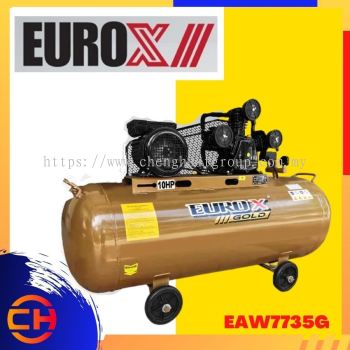 EUROX GOLD EAW-7735 / EAW7735 / EAW7735G 350L 10HP 8BAR Pemampat Udara 870RPM