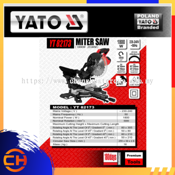 YATO MITRE SAW C/W LASER GUIDE 1800W 5000RPM [YT82173]