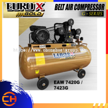 EUROX GOLD 8 BAR AIR COMPRESSOR 200L 4HP 1050RPM [EAW7423G]