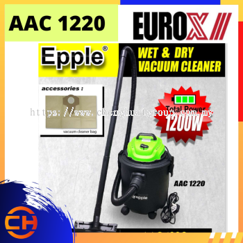 EUROX EPPLE 20L 2 IN 1 WET & DRY VACUUM CLEANER 1200W WITH ACCESSORIES [AAC1220]