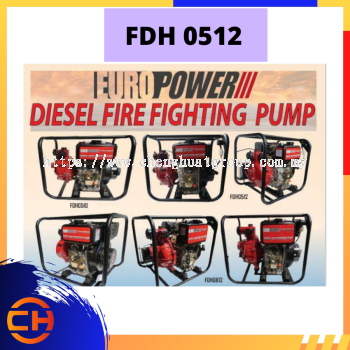 EUROX DIESEL FIRE FIGHTING PUMP 50MM KEY START [FDH 0512]