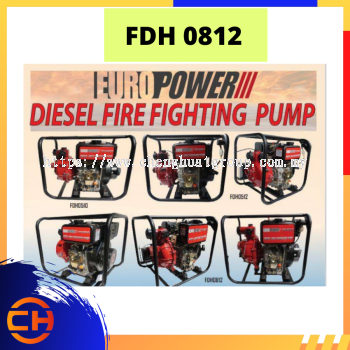 EUROX E-DIESEL FIRE FIGHTING PUMP 3'' KEY START [FDH0812]