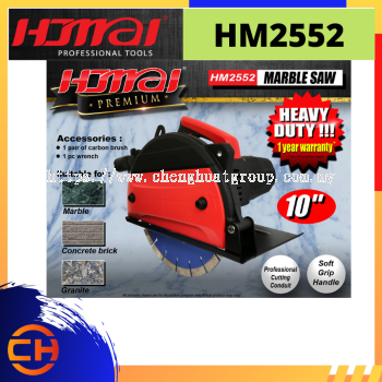 HOMAI HEAVY DUTY MARBLE SAW WITH STANDARD ACCESSORIES [HM2552]