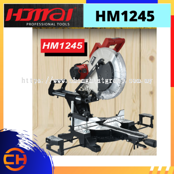 HOMAI INDUSTRIAL BELT DRIVEN/SLIDING MITER SAW [HM1245]