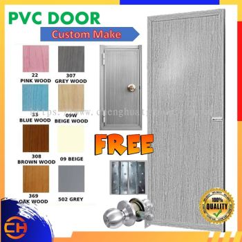 (PRE-ORDER) (CUSTOMISE SIZE) PVC DOOR /TOILET DOOR /PINTU PVC TEBAL /PINTU TANDAS TEBAL