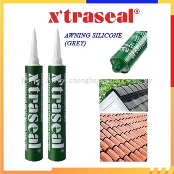 X'traseal Awning & Roofing Caulk Roofing Silicone Sealant AWNING 400ml (Grey)