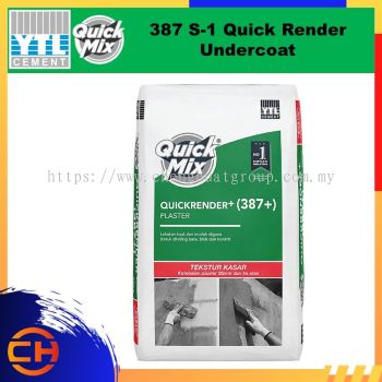 YTL QuickMix 387 S-1 QuickRender Undercoat Untuk Blockwall 40KG