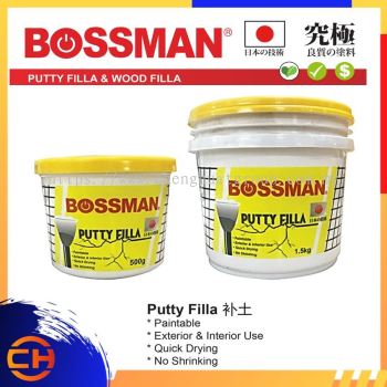 BOSSMAN PUTTY FILLA (500G/1.5KG)