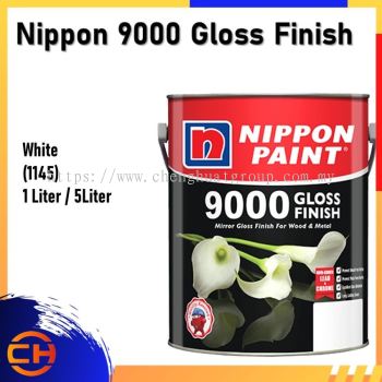 Nippon 9000 Gloss Finish Wood & Metal Paint 1L/5L  WHITE (1145)