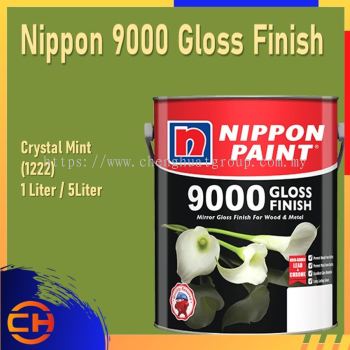 Nippon 9000 光泽木材和金属漆 1L/5L 水晶薄荷色 (1222)