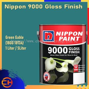 Nippon 9000 Gloss Finish Wood & Metal Paint 1L/5L GREEN GABLE (BGG 1813A)