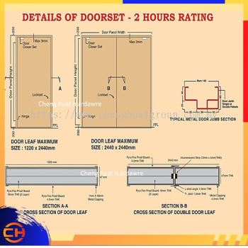 Fire Door – 2 Hour Rating PRE ORDER