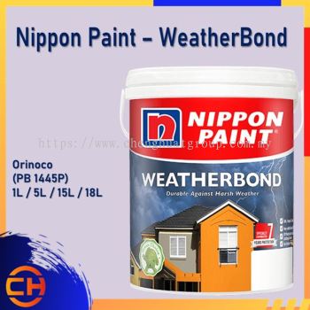 Nippon Paint Weatherbond (WB) Dinding Luaran 1L/5L/18L ORINOCO (PB 1445P)