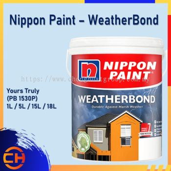 Nippon Paint Weatherbond (WB) Exterior Wall 1L/5L/18L YOURS TRULY (PB 1530P)