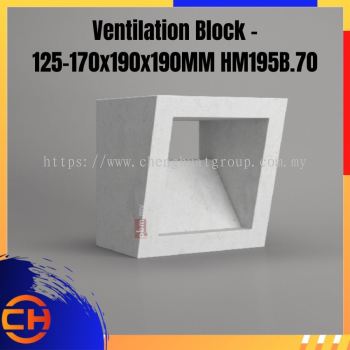 Ventilation Block - 125-170x190x190MM HM195B.70
