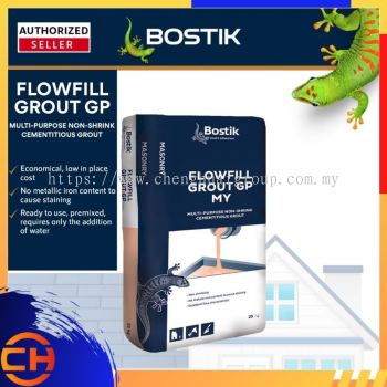 Bostik Flowfill Grout GP, Ready to Use, Pre Mixed, Requires Only The Addition of Water 25KG