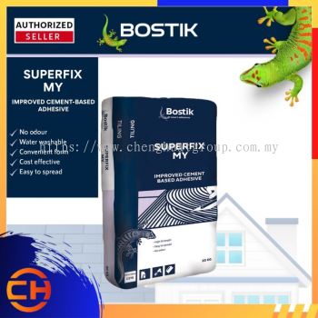  Bostik Superfix MY Pelekat Berasaskan Simen Yang Diperbaiki 20KG (Kelabu)