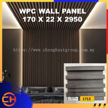 WPC Wall Panel c/w PVC Surface/ Wall Paper/ Panel Dinding ǰ/װǽ/  170 X 22 X 2950MM CODE : 1713