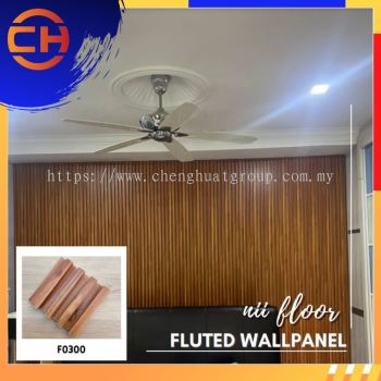 WPC Wall Panel c/w PVC Surface/ Wall Paper/ Panel Dinding 长城板/装饰墙/吊顶  170 X 22 X 2950MM CODE : F0300