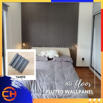 WPC Wall Panel c/w PVC Surface/ Wall Paper/ Panel Dinding 长城板/装饰墙/吊顶  170 X 22 X 2950MM CODE : FA0012