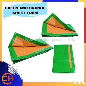 Canvas Green and Orange Sheet Form