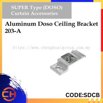 CURTAIN ACCESSORIES (ALUMINUM DOSO CEILING BRACKET 203-A)