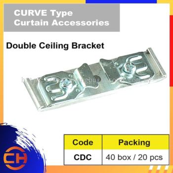 CURVE Curtain Double Ceiling Bracket