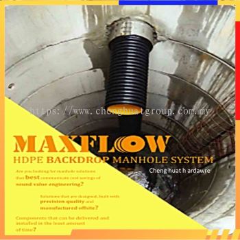 MAXFLOW HDPE BACKDROP MANIHOLE SYSTEM**PRE ORDER**