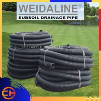 WEIDALINE HDPE subsoil drainage pipes are used to remove excessive water from soil in architectural, sewage and irrigation applications or to divert water for plants in agriculture. **Pre Order**