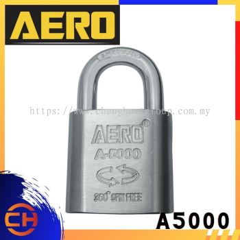 AERO 50mm Anti Cut Chrome Brass Padlock