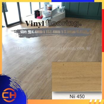 NII Floor 3MM Vinyl Flooring - Code: Nii 450 ( 1 Box = 24 (36 Sqft) )