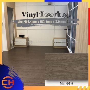NII Floor 3MM Vinyl Flooring - Code: Nii 449 (1 Box = 24 (36 Sqft) )