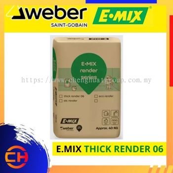 E.Campurkan Render Tebal 06