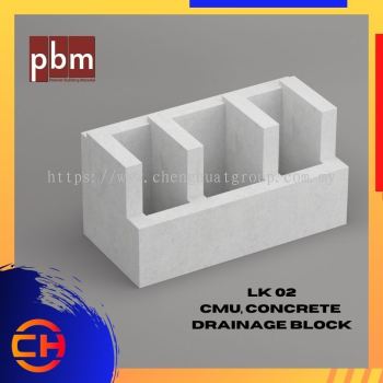 CONCRETE DRAINAGE BLOCK LK 02