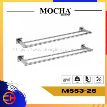 MOCHA  M553-26 Towel Bar Stainless Steel 304 - 650mm Foldable (Satin Finish)