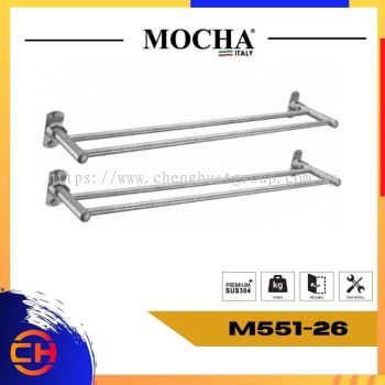 MOCHA M551-26 毛巾杆不锈钢 304 - 650mm 可折叠（缎面处理）