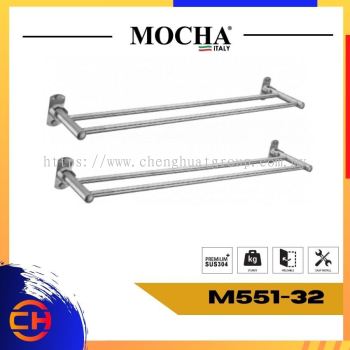 MOCHA  M551-32 Towel Bar Stainless Steel 304 - 800mm Foldable (Satin Finish)