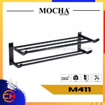 MOCHA M411 Towel Bar Stainless Steel 304 - 600mm Double (Satin Finish)