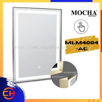 MLM4004-AC Silver Frame LED Illuminated Mirror (Touch Sensor)