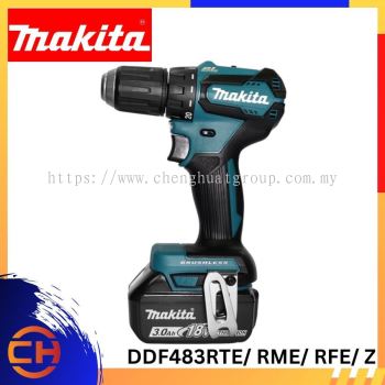 Makita DDF483RTE/ RME/ RFE/ Z 13 mm (1/2") 18V Cordless Driver Drill