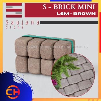 SAUJANA LSM - BROWN S - BRICK MINI ( L100MM - W50MM - H60MM ) 