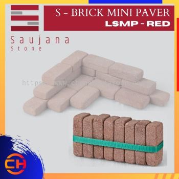 SAUJANA LSMP - RED S - BRICK MINI PAVER ( L100MM - W50MM - H28MM )