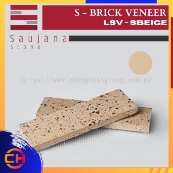 SAUJANA LSV - SBEIGE S - BRICK VENEER ( L215MM - W65MM - H15MM )