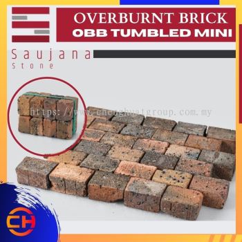 SAUJANA OBB TUMBLED MINI OVERBURNT BRICK ( L48MM - W98MM - H68MM )