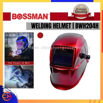 BOSSMAN AUTO DARKENING WELDING HELMET BWH204H ( RED )