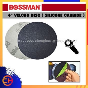 ALAT INDUSTRI BOSSMAN & PRODUK KELELAS 4" VELCRO DISC ( SILICONE CARBIDE )