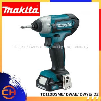 Makita TD110DSME/ DWAE/ DWYE/ DZ 12Vmax Cordless Impact Driver